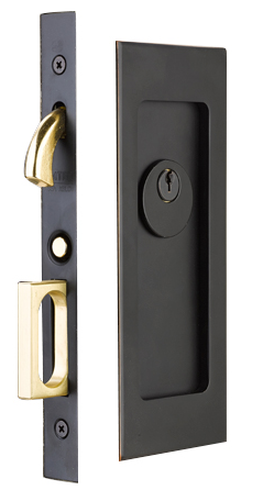 door pocket keyed locks lock emtek sliding barn hardware mortise 2113 cavity lockwood doors lockset emt exterior hangingdoorhardware brass rectangular